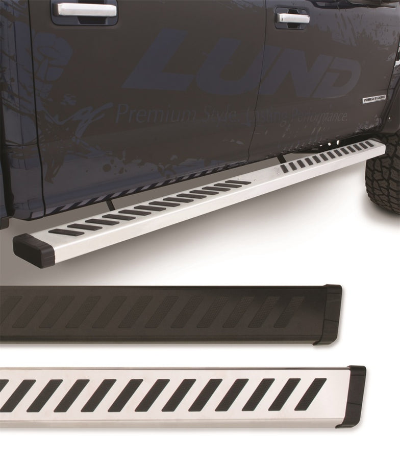 Lund 04-17 Nissan Titan Crew Cab Summit Ridge 2.0 Running Boards - Black Lund 04-17 Nissan Titan Crew Cab Summit Ridge 2.0 Running Boards - Black