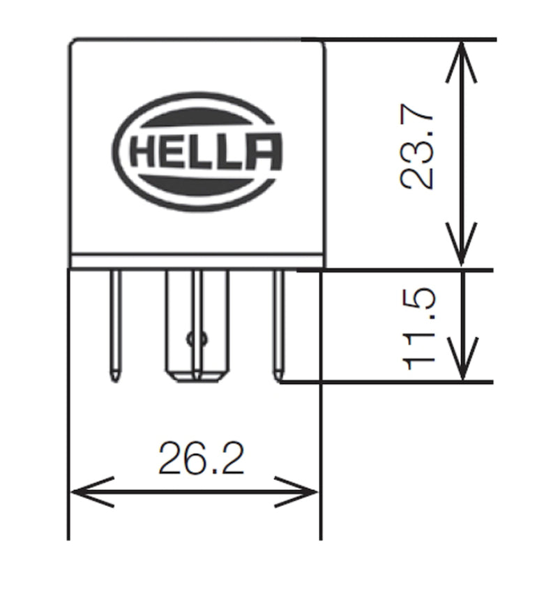 Hella Relay 12V 20/40A Spdt Res Hella Relay 12V 20/40A Spdt Res