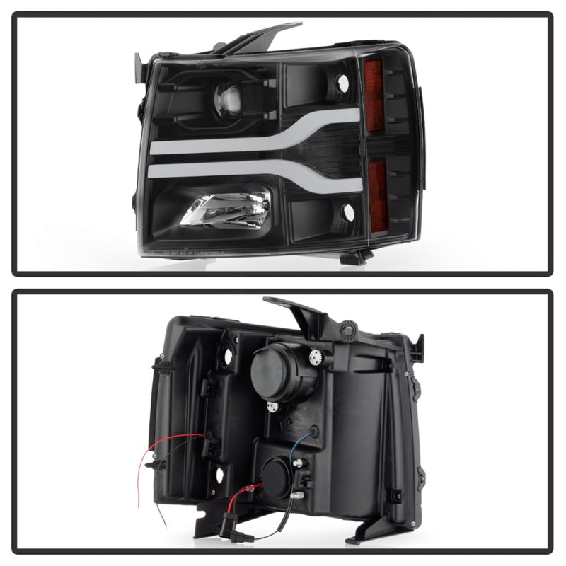 Spyder Chevy Silverado 1500 07-13/2500HD/3500HD 07-14 LED Black PRO-YD-CS07V3PL-BK Spyder Chevy Silverado 1500 07-13/2500HD/3500HD 07-14 LED Black PRO-YD-CS07V3PL-BK