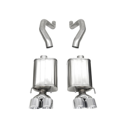 Corsa 06-13 Chevy Corvette C6 Z06 7.0L / 09-13 ZR1 6.2L Polished Axle-Back Exhaust w/4.5in Twin Tips