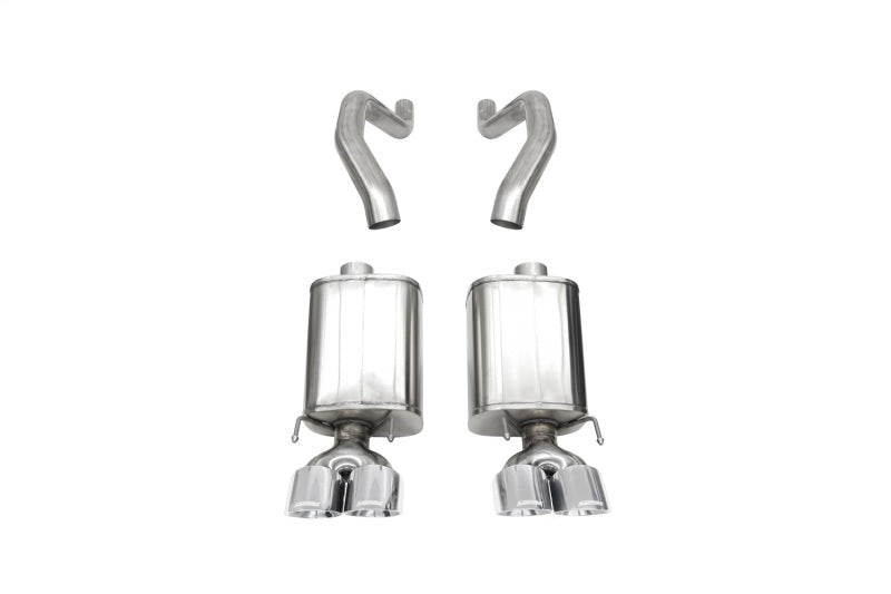 Corsa 06-13 Chevy Corvette C6 Z06 7.0L / 09-13 ZR1 6.2L Polished Axle-Back Exhaust w/4.5in Twin Tips Corsa 06-13 Chevy Corvette C6 Z06 7.0L / 09-13 ZR1 6.2L Polished Axle-Back Exhaust w/4.5in Twin Tips