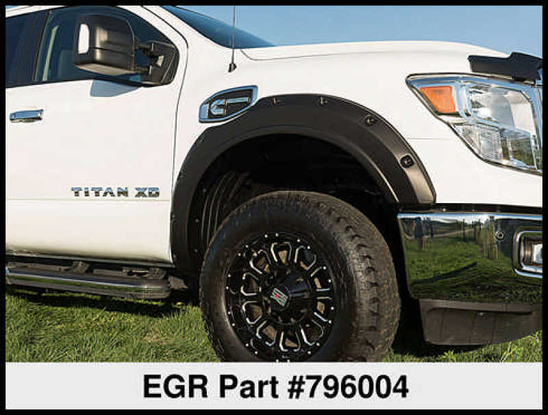 EGR 2017 Nissan Titan Bolt-On Look Fender Flares - Set EGR 2017 Nissan Titan Bolt-On Look Fender Flares - Set