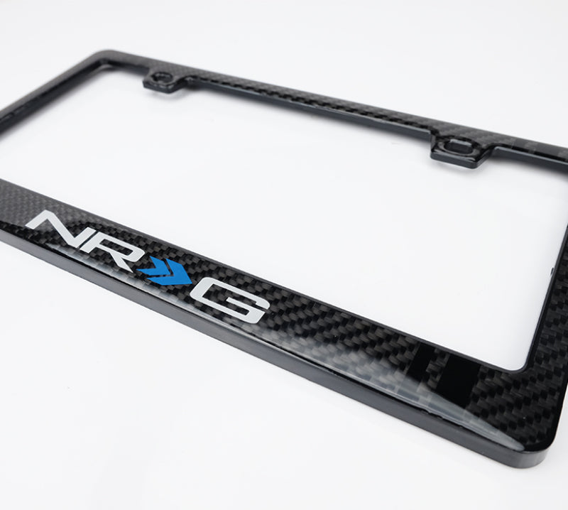 NRG Carbon License Plate Frame/ Fiber Poly Dip Finish Wet w/ NRG Logo NRG Carbon License Plate Frame/ Fiber Poly Dip Finish Wet w/ NRG Logo