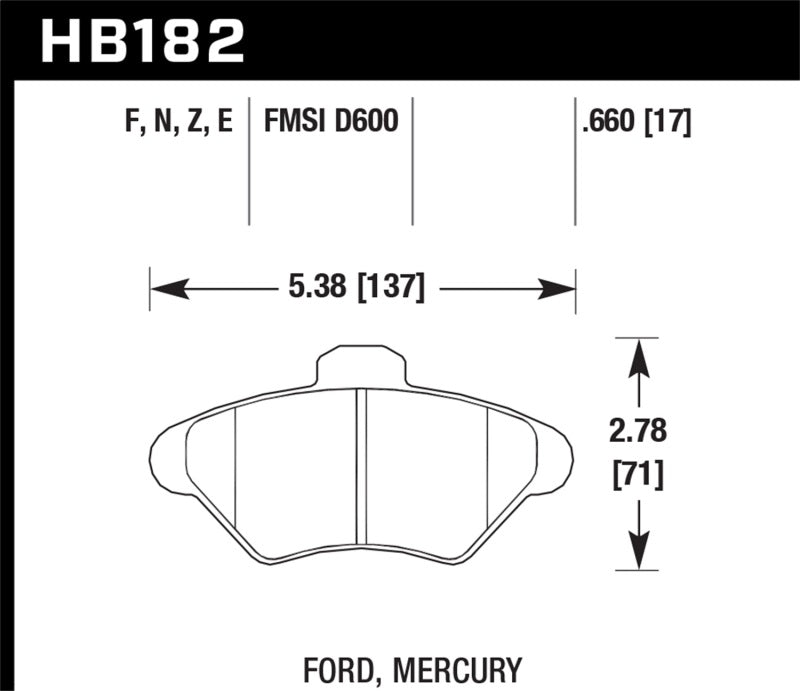 Hawk HP+ Street Brake Pads Hawk HP+ Street Brake Pads