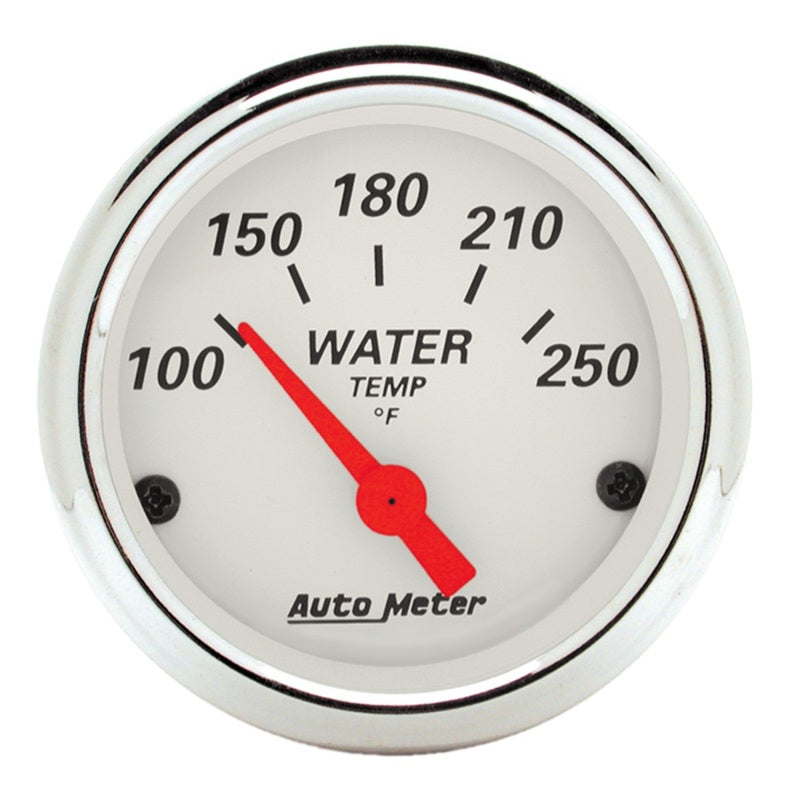 Autometer Arctic White 2-1/16in 250 Degree Electric Water Temp Gauge Autometer Arctic White 2-1/16in 250 Degree Electric Water Temp Gauge
