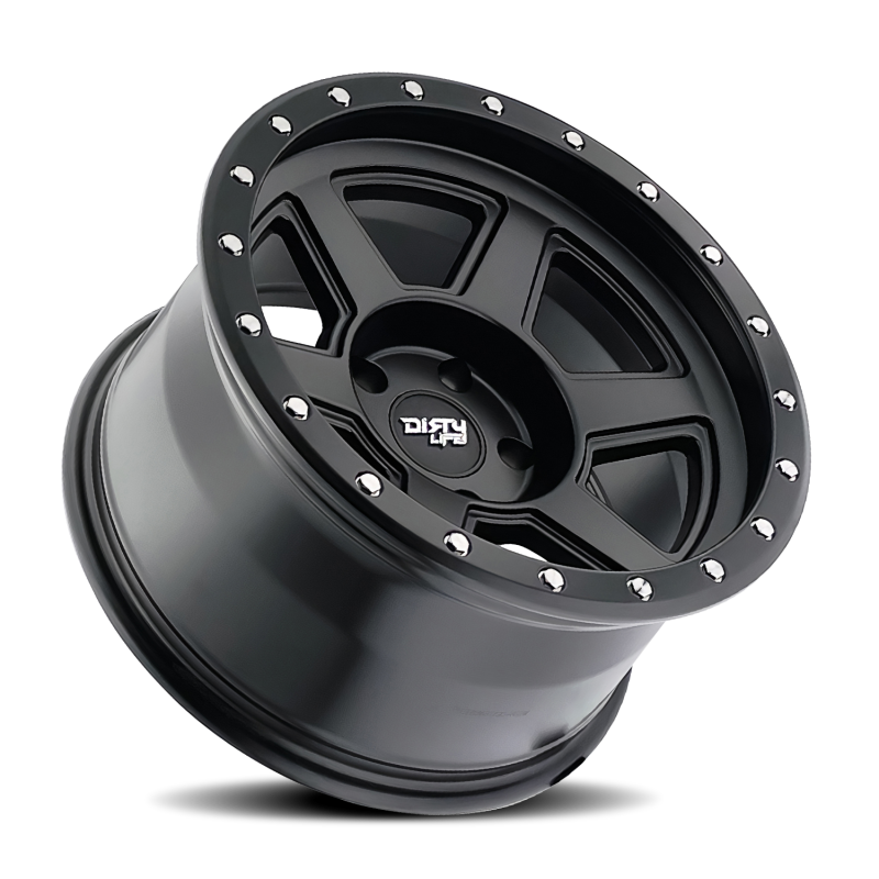 Dirty Life 9315 Compound 17x9 / 6x139.7 BP / -38mm Offset / 106mm Hub Matte Black Wheel Dirty Life 9315 Compound 17x9 / 6x139.7 BP / -38mm Offset / 106mm Hub Matte Black Wheel