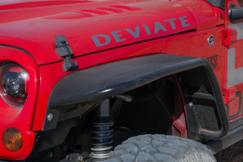 DV8 Offroad 07-18 Jeep Wrangler JK Front & Rear Flat Tube Fenders DV8 Offroad 07-18 Jeep Wrangler JK Front & Rear Flat Tube Fenders