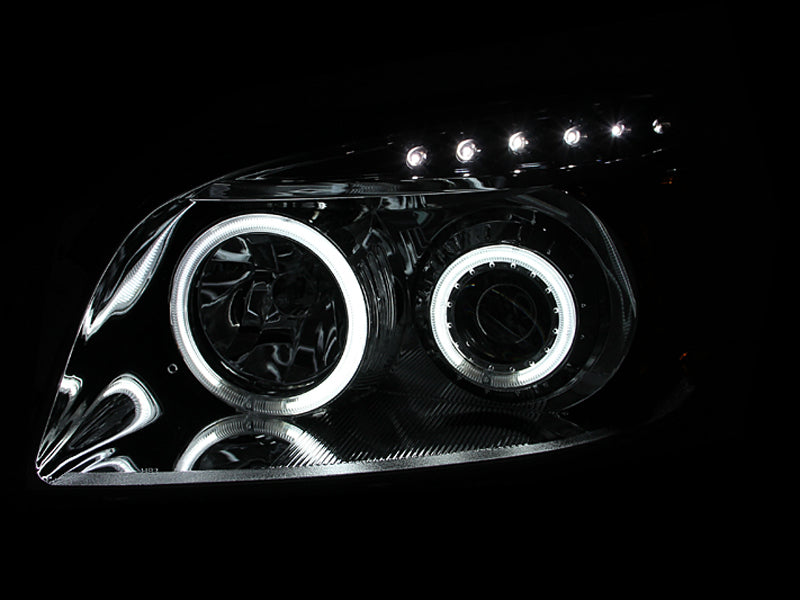ANZO 2006-2008 Toyota Rav4 Projector Headlights w/ Halo Chrome (CCFL) ANZO 2006-2008 Toyota Rav4 Projector Headlights w/ Halo Chrome (CCFL)