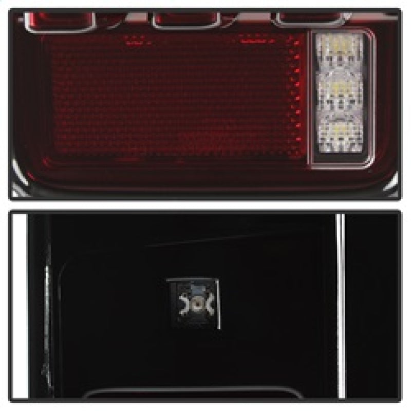 Spyder 07-16 Jeep Wrangler Version 2 Light Bar LED Tail Lights - Red Clear (ALT-YD-JWA07V2-LBLED-RC) Spyder 07-16 Jeep Wrangler Version 2 Light Bar LED Tail Lights - Red Clear (ALT-YD-JWA07V2-LBLED-RC)