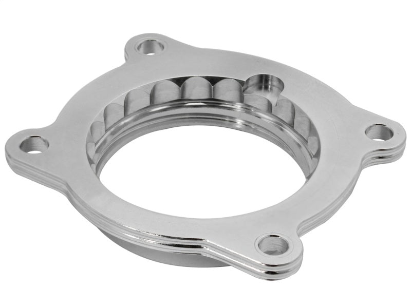 aFe Silver Bullet Throttle Body Spacer 10-14 Chevrolet Camaro V6 3.6L aFe Silver Bullet Throttle Body Spacer 10-14 Chevrolet Camaro V6 3.6L