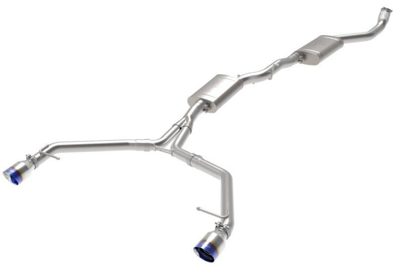 afe MACH Force-Xp 13-16 Audi Allroad L4 SS Cat-Back Exhaust w/ Blue Flame Tips afe MACH Force-Xp 13-16 Audi Allroad L4 SS Cat-Back Exhaust w/ Blue Flame Tips