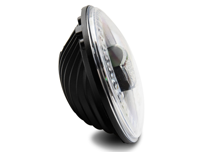 Raxiom 97-18 Jeep Wrangler TJ/JK 7-Inch LED Headlights w/ Halos- Black Housing (Clear Lens) Raxiom 97-18 Jeep Wrangler TJ/JK 7-Inch LED Headlights w/ Halos- Black Housing (Clear Lens)