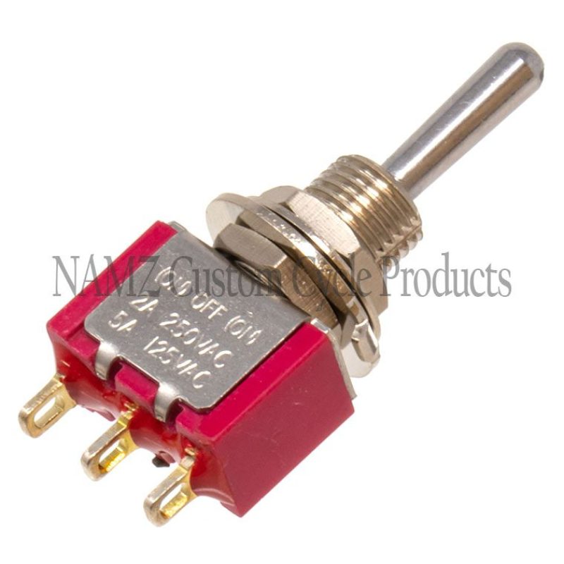 NAMZ Mini Air Ride Toggle Switch 5-AMP 1/4in. Hole NAMZ Mini Air Ride Toggle Switch 5-AMP 1/4in. Hole