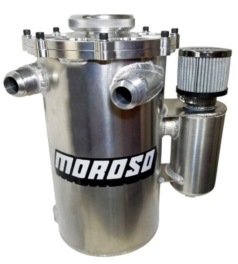 Moroso Dry Sump Oil Tank - Pro Mod - 13in Tall - 2 Piece - 7in Diameter -16An Fitting Moroso Dry Sump Oil Tank - Pro Mod - 13in Tall - 2 Piece - 7in Diameter -16An Fitting
