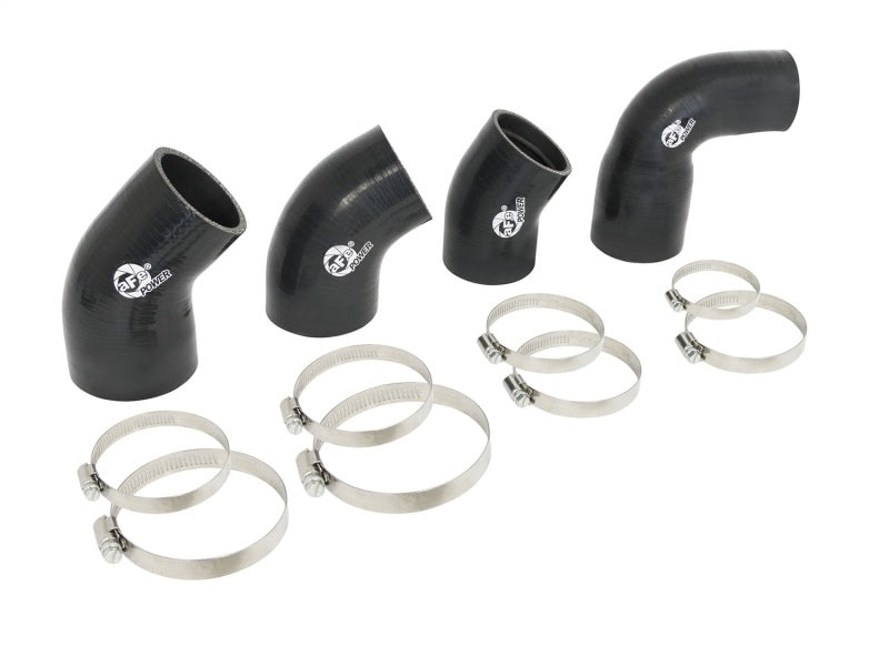 aFe BladeRunner Intercooler Couplings & Clamps Kit and AFE Tube 15-16 Ford Mustang EcoBoost L4-2.3L aFe BladeRunner Intercooler Couplings & Clamps Kit and AFE Tube 15-16 Ford Mustang EcoBoost L4-2.3L