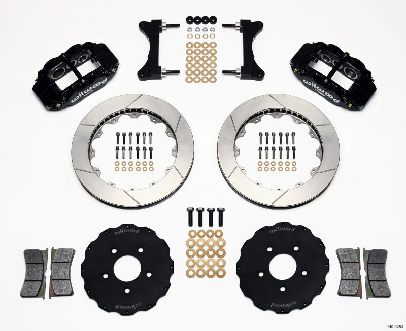 Wilwood Narrow Superlite 6R Front Hat Kit 13.06in Mitsubishi EVO VIII Wilwood Narrow Superlite 6R Front Hat Kit 13.06in Mitsubishi EVO VIII