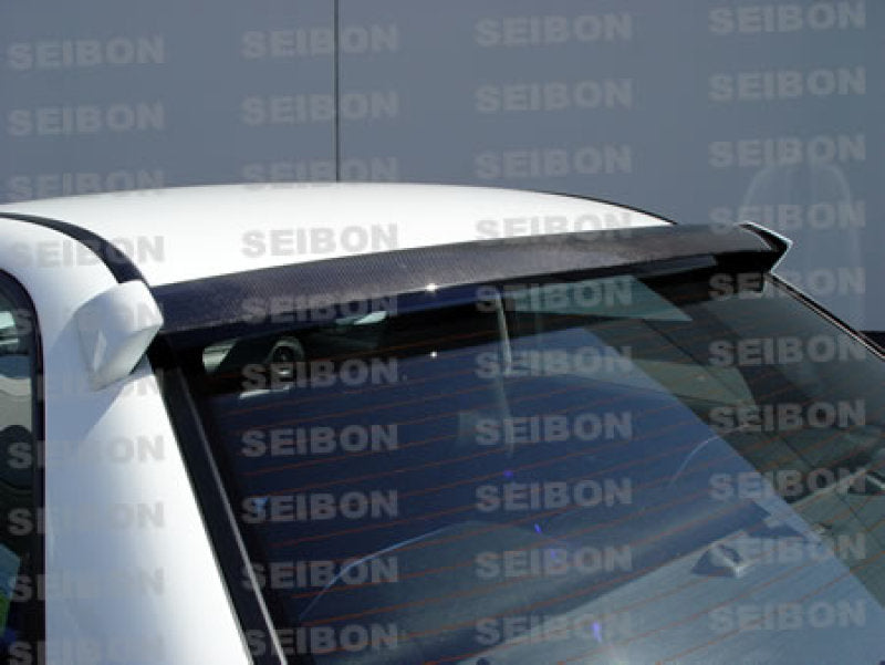 Seibon 06-07 Subaru WRX/STi Carbon Fiber Rear Roof Spoiler Seibon 06-07 Subaru WRX/STi Carbon Fiber Rear Roof Spoiler