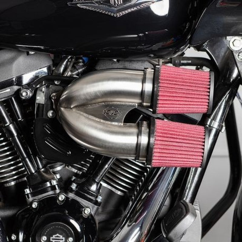 S&S Cycle 17-20 M8 Models Tuned Induction Air Cleaner Kit - Stainless Steel S&S Cycle 17-20 M8 Models Tuned Induction Air Cleaner Kit - Stainless Steel