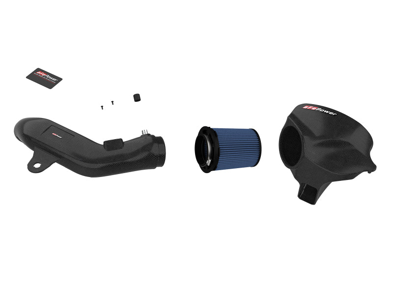 aFe Black Series Carbon Fiber CAIS w/Pro 5R Filter 16-18 BMW M2 (F87) L6-3.0L aFe Black Series Carbon Fiber CAIS w/Pro 5R Filter 16-18 BMW M2 (F87) L6-3.0L