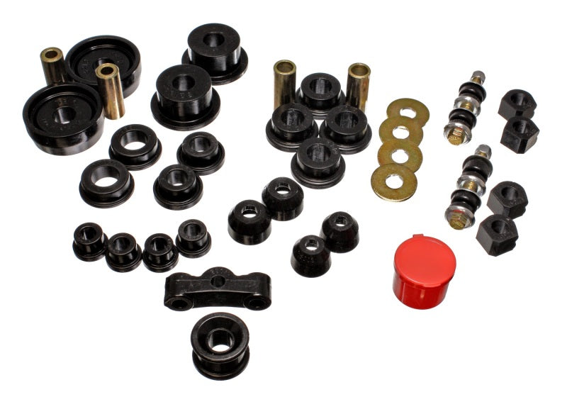 Energy Suspension 84-87 Honda Civic/CRX Black Hyper-Flex Master Bushing Set Energy Suspension 84-87 Honda Civic/CRX Black Hyper-Flex Master Bushing Set