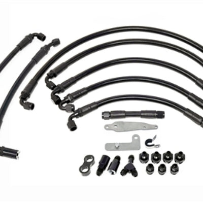 Torque Solution PTFE Fuel Line Kit w/ Flex Fuel - Subaru WRX STI 08-21 / WRX 08-14