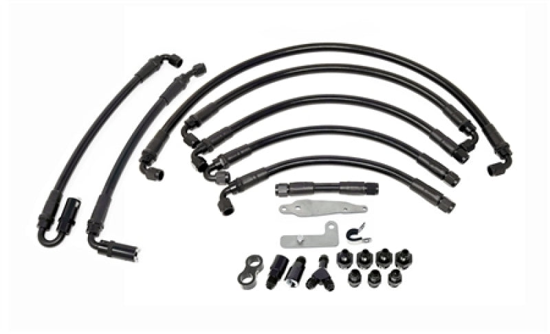 Torque Solution PTFE Fuel Line Kit w/ Flex Fuel - Subaru WRX STI 08-21 / WRX 08-14 Torque Solution PTFE Fuel Line Kit w/ Flex Fuel - Subaru WRX STI 08-21 / WRX 08-14