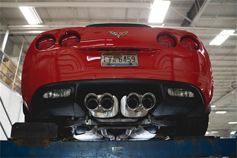 Corsa 06-13 Chevy Corvette C6 Z06 7.0L / 09-13 ZR1 6.2L Polished Axle-Back Exhaust w/4.5in Twin Tips Corsa 06-13 Chevy Corvette C6 Z06 7.0L / 09-13 ZR1 6.2L Polished Axle-Back Exhaust w/4.5in Twin Tips