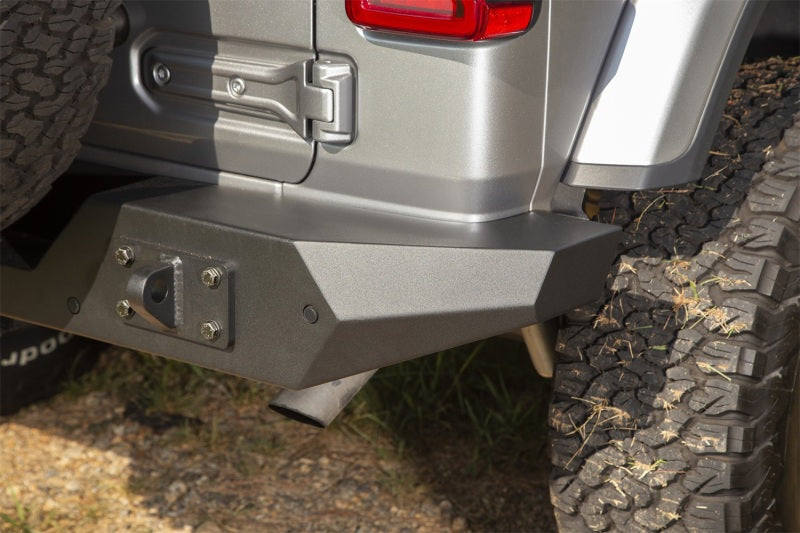 Rugged Ridge Spartan Rear Bumper Full Width 18-20 Jeep Wrangler JL Rugged Ridge Spartan Rear Bumper Full Width 18-20 Jeep Wrangler JL
