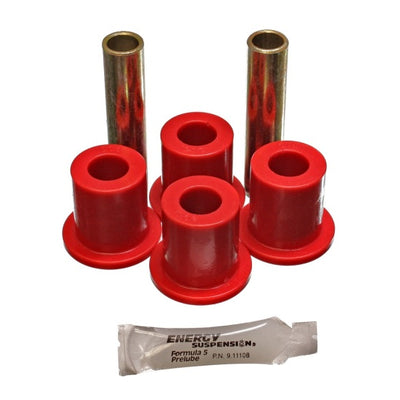 Energy Suspension Rr Spring Frame Shackle Kit - Red