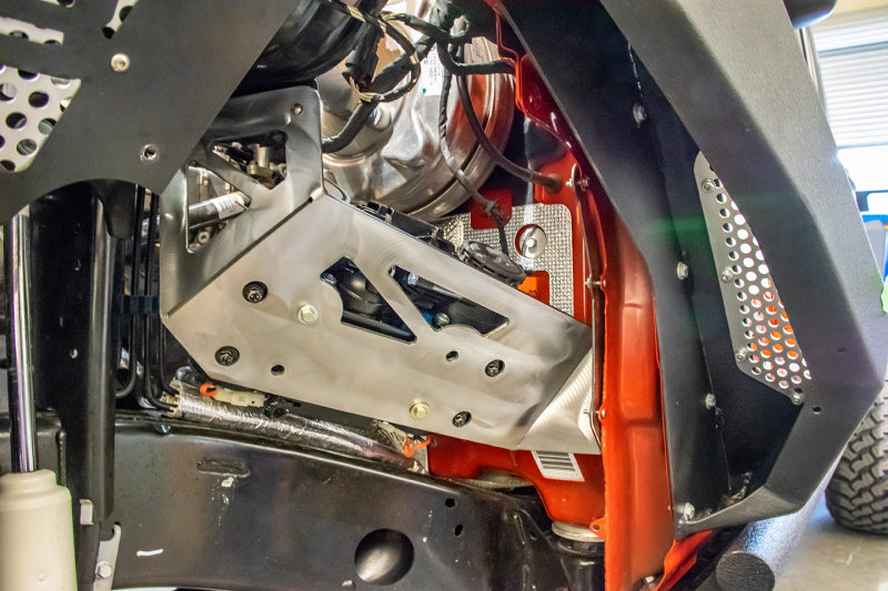 DV8 Offroad 2018+ Jeep JL / JT Engine Bay Compressor Mount DV8 Offroad 2018+ Jeep JL / JT Engine Bay Compressor Mount