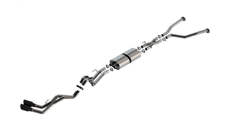 Borla 22-24 Toyota Tundra 3.4L V6 (Inc. Hyb.) Ext. Cab/STD Bed/145.7in WB S-Type Cat-Back - Blk Chrm Borla 22-24 Toyota Tundra 3.4L V6 (Inc. Hyb.) Ext. Cab/STD Bed/145.7in WB S-Type Cat-Back - Blk Chrm