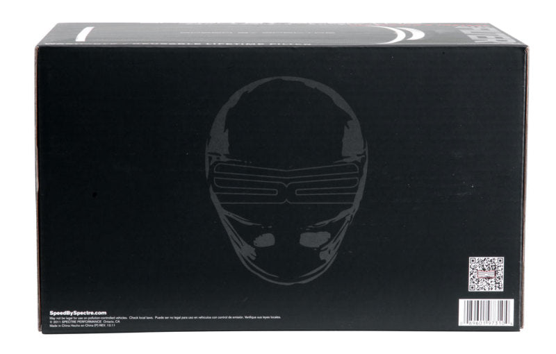 Spectre Adjustable Conical Air Filter 9-1/2in. Tall (Fits 3in. / 3-1/2in. / 4in. Tubes) - Black Spectre Adjustable Conical Air Filter 9-1/2in. Tall (Fits 3in. / 3-1/2in. / 4in. Tubes) - Black