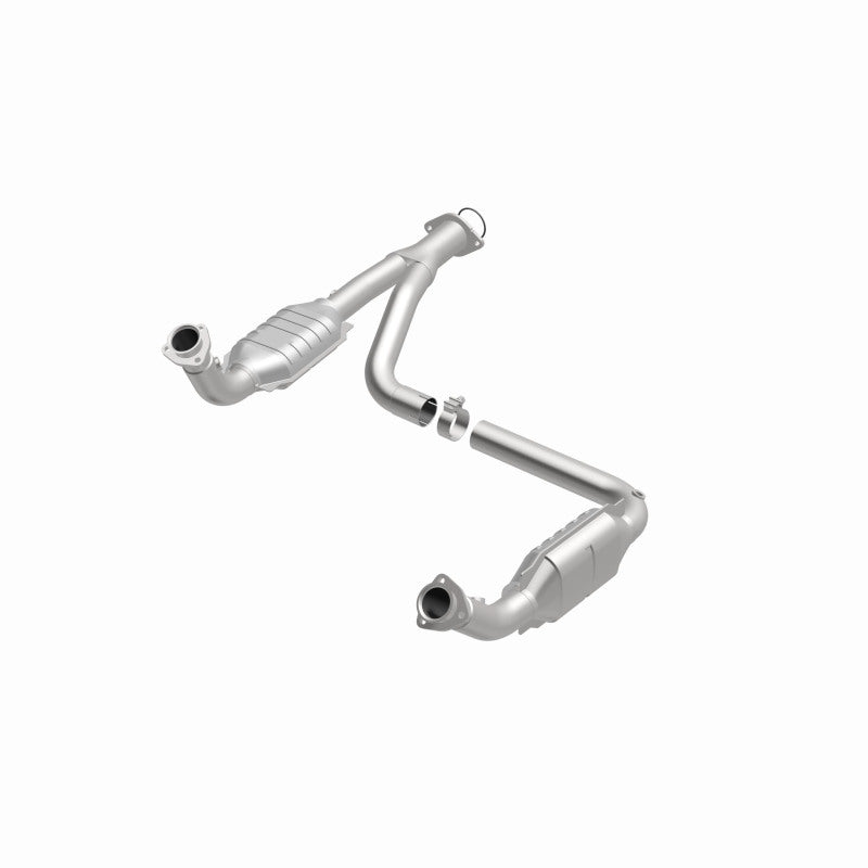MagnaFlow Conv DF 07-09 Chevrolet/GMC Silverado/Sierra 2500 HD 6.0L Y-Pipe Assembly excludes Classic MagnaFlow Conv DF 07-09 Chevrolet/GMC Silverado/Sierra 2500 HD 6.0L Y-Pipe Assembly excludes Classic