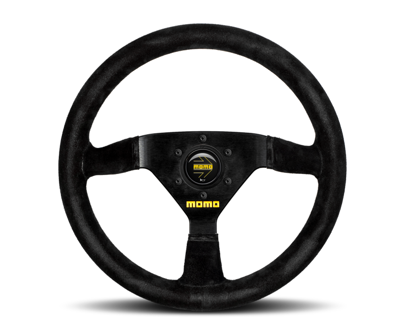 Momo MOD69 Steering Wheel 350 mm -  Black Suede/Black Spokes Momo MOD69 Steering Wheel 350 mm -  Black Suede/Black Spokes