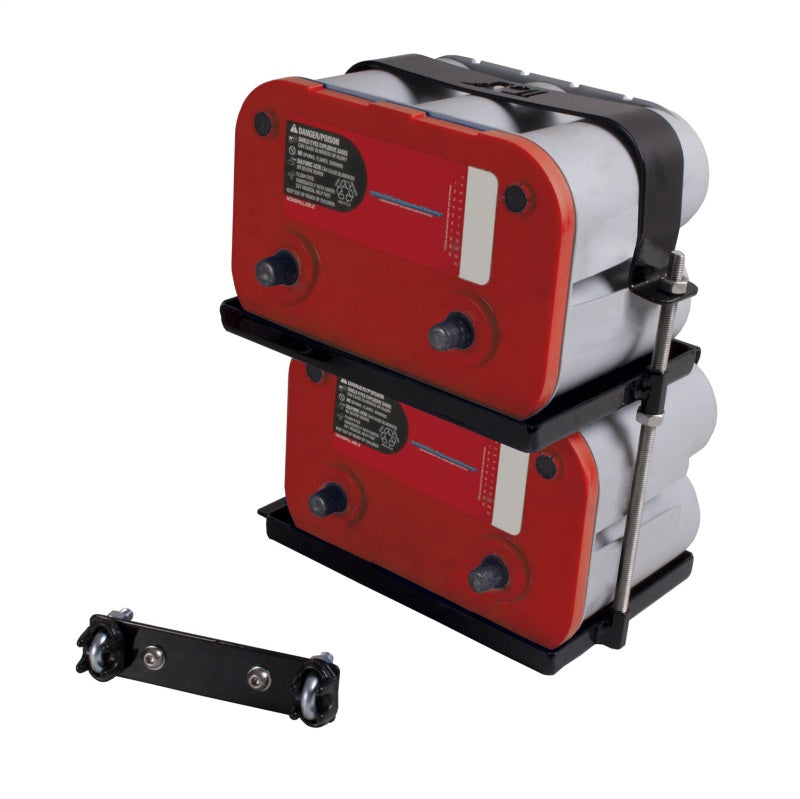 Rugged Ridge 97-06 Jeep Wrangler Dual Battery Tray Rugged Ridge 97-06 Jeep Wrangler Dual Battery Tray