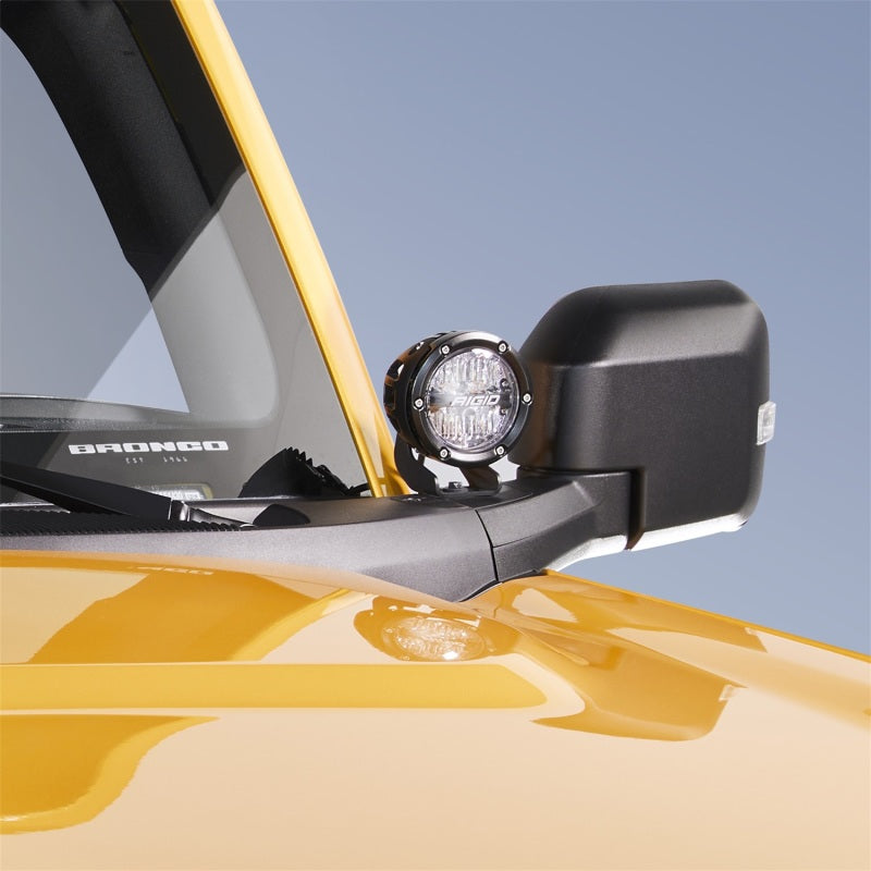 Ford Racing 2021+ Ford Bronco Mirror Mounted 4in Rigid LED Lights Kit Ford Racing 2021+ Ford Bronco Mirror Mounted 4in Rigid LED Lights Kit