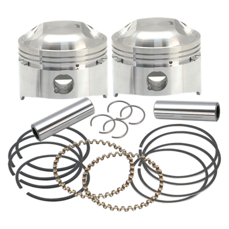 S&S Cycle 79-84 BT 3-1/2in +.030in 80in LC Forged Pistons S&S Cycle 79-84 BT 3-1/2in +.030in 80in LC Forged Pistons