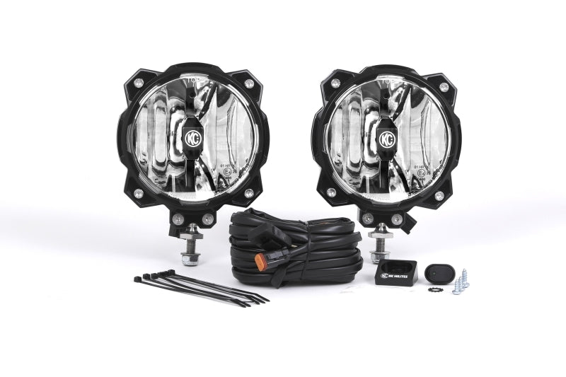 KC HiLiTES 6in. Pro6 Gravity LED Light 20w Single Mount Spot Beam (Pair Pack System) KC HiLiTES 6in. Pro6 Gravity LED Light 20w Single Mount Spot Beam (Pair Pack System)