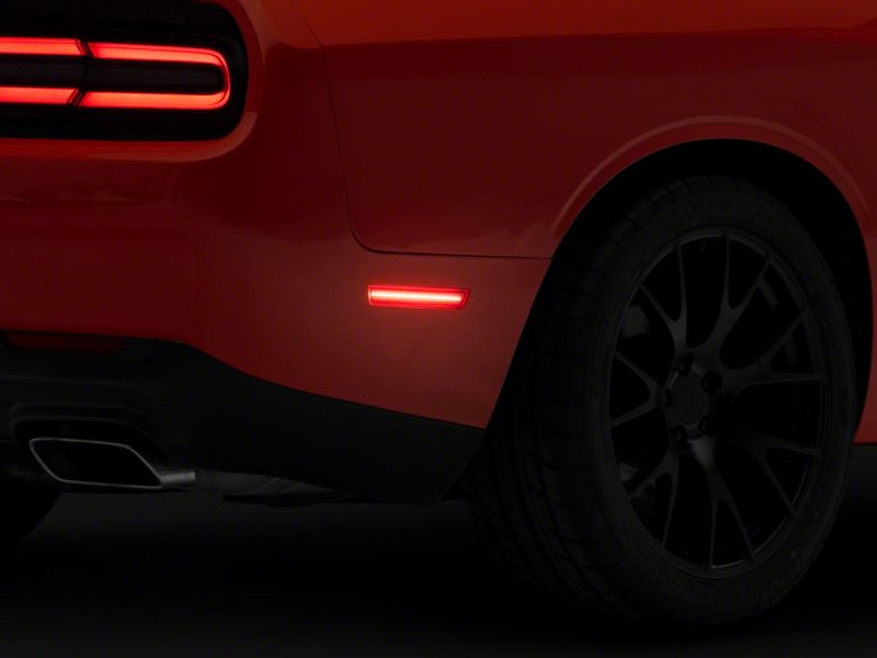 Raxiom 15-23 Dodge Challenger Excluding Widebody Axial Series LED Side Marker Lights- Clear Raxiom 15-23 Dodge Challenger Excluding Widebody Axial Series LED Side Marker Lights- Clear