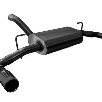 Corsa 2018-2024 Jeep Wrangler JL 2.5in Dual Rear Exit Black Tips Touring Axle-Back Exhaust