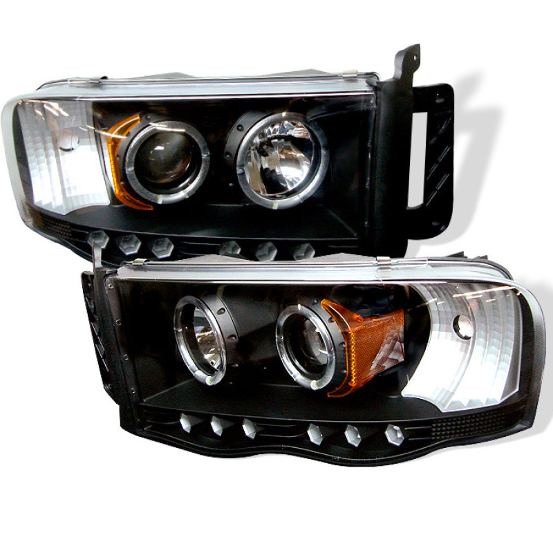 Spyder Dodge Ram 1500 02-05/Ram 2500 03-05 Projector Headlights LED Halo LED Blk PRO-YD-DR02-HL-BK Spyder Dodge Ram 1500 02-05/Ram 2500 03-05 Projector Headlights LED Halo LED Blk PRO-YD-DR02-HL-BK