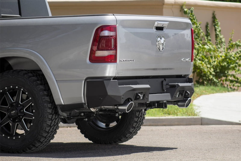 Addictive Desert Designs 2019 Ram 1500 Hammer Stealth Fighter Rear Bumper w/ 6 Sensor Cutouts Addictive Desert Designs 2019 Ram 1500 Hammer Stealth Fighter Rear Bumper w/ 6 Sensor Cutouts