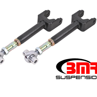 BMR 64-67 A-Body Upper Control Arms On-Car Adj. Rod Ends - Black Hammertone