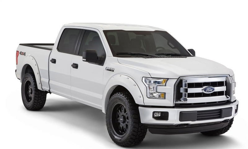 Bushwacker 18-19 Ford F-150 Pocket Style Flares 4 pc - Oxford White Bushwacker 18-19 Ford F-150 Pocket Style Flares 4 pc - Oxford White