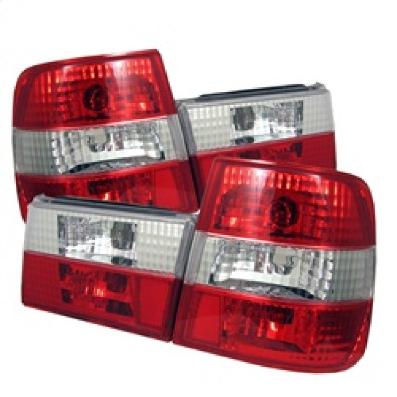 Spyder BMW E34 5-Series 88-95 Euro Style Tail Lights Red Clear ALT-YD-BE3488-RC Spyder BMW E34 5-Series 88-95 Euro Style Tail Lights Red Clear ALT-YD-BE3488-RC
