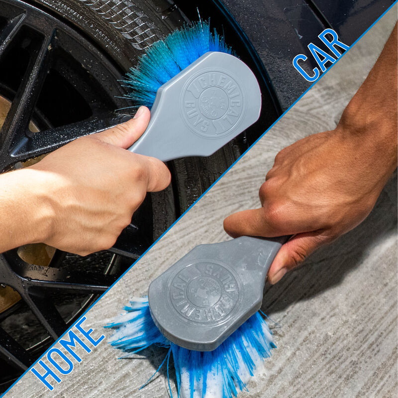 Chemical Guys Stiffy Brush For Tires - Blue Chemical Guys Stiffy Brush For Tires - Blue