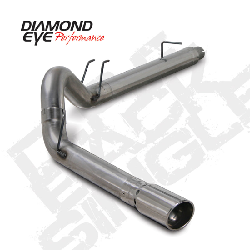 Diamond Eye KIT 5in DPF-BACK SGL SS 08-09 6 4L F250-F350 PCKGD BX46X14X14OD EL-PL Diamond Eye KIT 5in DPF-BACK SGL SS 08-09 6 4L F250-F350 PCKGD BX46X14X14OD EL-PL