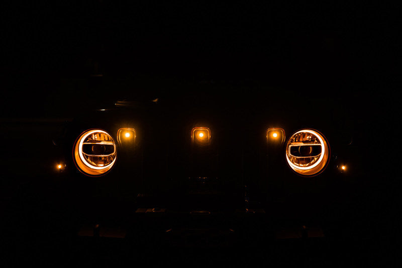 DV8 Offroad 2018+ Jeep JL Grill Amber Marker Lights DV8 Offroad 2018+ Jeep JL Grill Amber Marker Lights