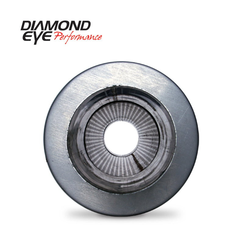 Diamond Eye MFLR 4inID SGL IN/SGL OUT 7inDIA X 24in BODY 30in LENGTH PERF SLOTTED ENDS 409 SS Diamond Eye MFLR 4inID SGL IN/SGL OUT 7inDIA X 24in BODY 30in LENGTH PERF SLOTTED ENDS 409 SS