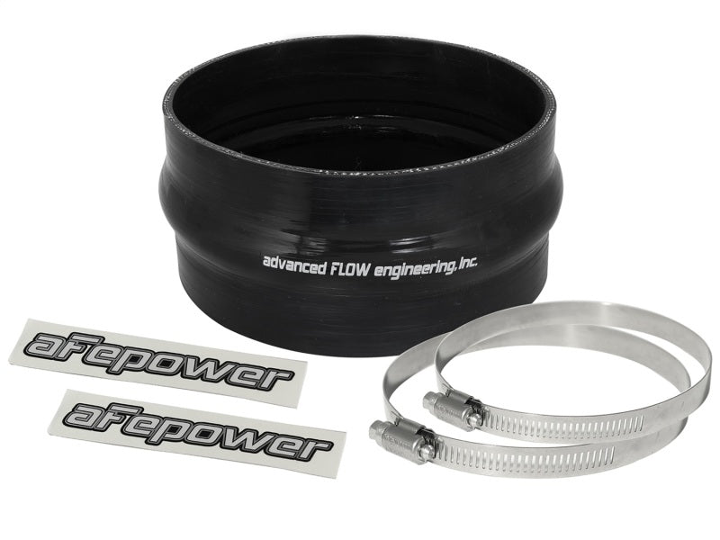 aFe Magnum FORCE CAI Univ. Silicone Coupling Kit (6in. ID / 3in. L) Straight Coupler w/Hump - Black aFe Magnum FORCE CAI Univ. Silicone Coupling Kit (6in. ID / 3in. L) Straight Coupler w/Hump - Black